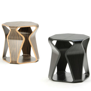 レクサスのスピンドルグリルがモチーフになったスツール｜Tendo Mokko