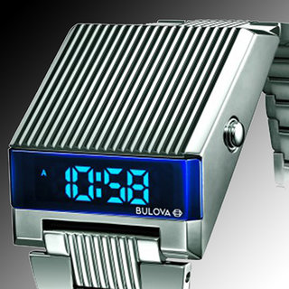 デジタルLEDディスプレイ搭載のCOMPUTRON復刻モデル｜BULOVA