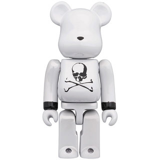BE@RBRICK mastermind JAPAN  WHITE CHROME Ver.  100% & 400% / 1000% ｜MEDICOM TOY