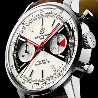 ブライトリングの独創的なモダンレトロスタイル「トップタイム」を数量限定で復刻｜BREITLING