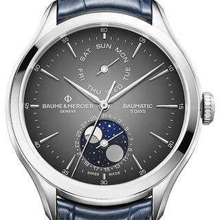 ボーム＆メルシエ「クリフトン ボーマティック」に3機種の新作タイムピースが登場｜BAUME & MERCIER