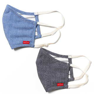 ひんやり素材を使用した、Made in Japanのシャンブレーマスク｜BIG JOHN