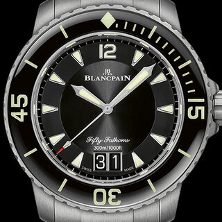 ブランパンの「フィフティ ファゾムスラージデイト」がチタン製ブレスレットで登場｜BLANCPAIN
