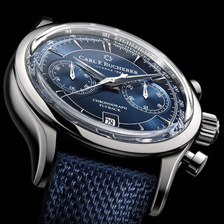 「マネロ フライバック」ブルーに彩られた新作が登場｜CARL F. BUCHERER