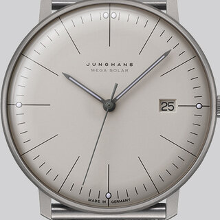 電波式ソーラー駆動による利便性を実現した「マックス・ビル メガ ソーラー」｜JUNGHANS