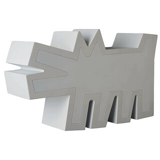 キース・へリングの「吠える犬」が立体造形に。Barking Dog STATUE WHITE Ver. ｜メディコム・トイ