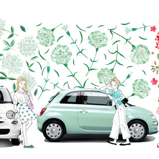 花をイメージしたフィアット500の限定車が登場｜FIAT