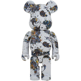 ジャクソン・ポロック作品をウォータープリントで再現！　BE@RBRICK Jackson Pollock Studio (SPLASH) 100% & 400% / 1000%｜MEDICOM TOY