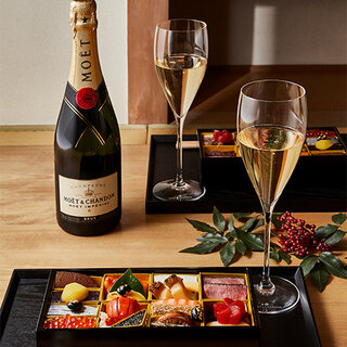 「モエ アンペリアル」と個室会席 北大路が手掛けるおせちが楽しめるセットが登場｜MOËT & CHANDON