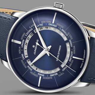 世界主要都市の“時刻”を可視化したユンハンス「Meister Worldtimer」｜JUNGHANS