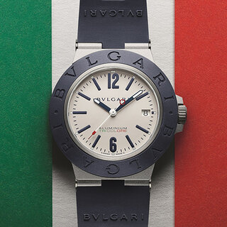 ブルガリとイタリア空軍によるコロナ禍への支援活動を支える特別限定ウオッチ「ブルガリ アルミニウム トリコロール」｜BVLGARI