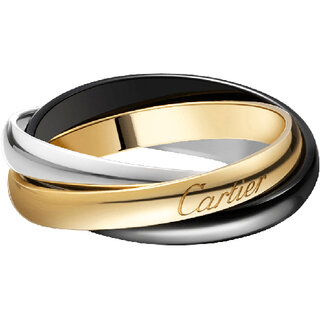 ブラックセラミックで個性を演出するホリデーシーズン限定「トリニティ ドゥ カルティエ リング」｜CARTIER