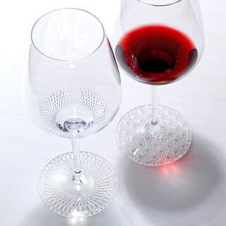 江戸切子による室町硝子工芸オリジナルワイングラス「SUI-REN（スイレン）」｜MUROMACHI GLASS ART