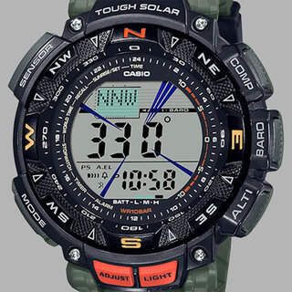 アウトドアで活躍するPRO TREK「PRG-240」に、アースカラーの新モデルが登場｜CASIO
