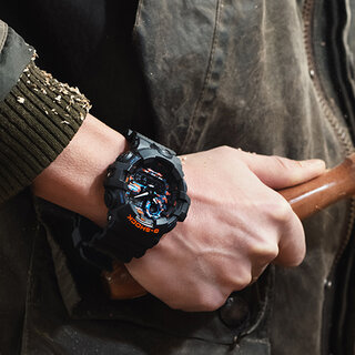 街に輝くネオンをイメージしたカラーリングに、迷彩柄を組み合わせた「シティ・カモフラージュ」シリーズ｜G-SHOCK