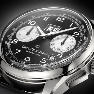 逆パンダ・ダイアルの新作「ヘリテージ バイコンパックス アニュアル」｜CARL F. BUCHERER