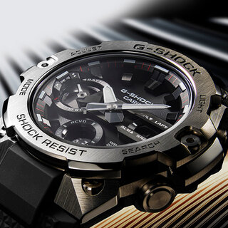 “G-STEEL”シリーズ最薄のスタイリッシュな「GST-B400」｜G-SHOCK