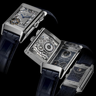 Watches & Wonders 2021新作。世界初の超複雑機構と4つのダイアルを搭載「レベルソ ハイブリス・メカニカ・キャリバー185」｜JAEGER-LECOULTRE