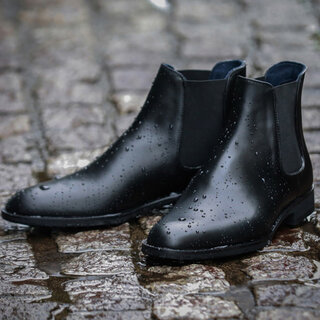 オンオフ兼用。サイドゴアタイプのレインシューズ「防水 誠十郎」｜SANYO YAMACHO