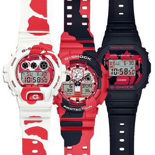 和柄“錦鯉”のテクスチャーを表現した新作3機種をリリース｜G-SHOCK