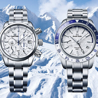  雪原を表現した“ニュアンスダイアル”を搭載。クロノグラフ＆GMTの誕生を祝す限定モデル｜GRAND SEIKO