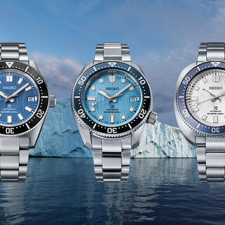 セイコーダイバーズのルーツ、極地の壮大な氷河の世界をダイアルに表現｜SEIKO