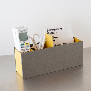 リサイクル可能な紙製繊維ボードを使用したツールボックス｜concrete craft