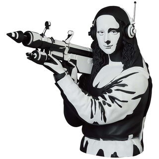 ロケットランチャーを手にしたモナ・リザが示す平和への祈り | MEDICOM TOY