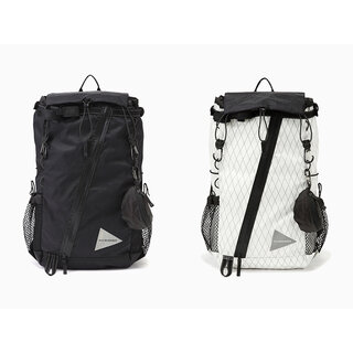 優れた耐久性と防水性能を持つ生地で作られた軽量バックパック｜and wander