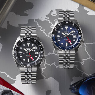 「セイコー 5スポーツ」にGMT機能を初搭載した新モデルが登場｜SEIKO