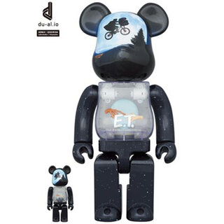 BE@RBRICK E.T. LIGHT UP Ver. 100％ & 400％｜MEDICOM TOY
