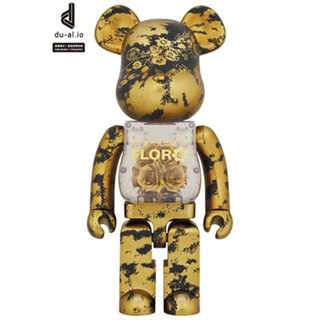 BE@RBRICK FLOR@ GOLD 1000％｜MEDICOM TOY