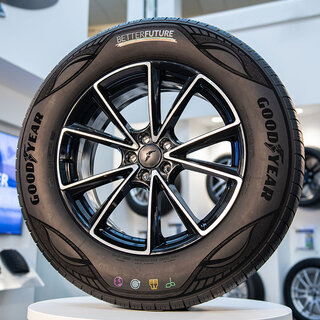 グッドイヤー、サステナブル素材90％のデモタイヤを発表｜GOODYEAR