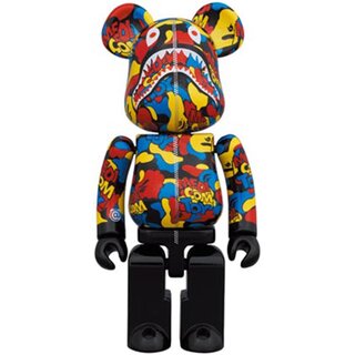 BE@RBRICK 超合金 MEDICOM TOY CAMO SHARK｜MEDICOM TOY
