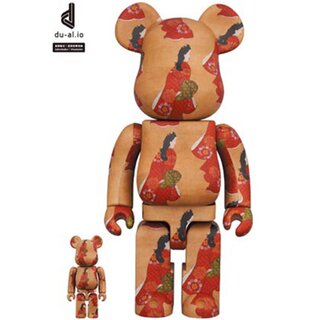 東京国立博物館 BE@RBRICK 菱川師宣「見返り美人図」 100％ & 400％｜MEDICOM TOY