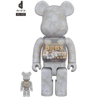MY FIRST BE@RBRICK B@BY MARBLE(大理石) Ver. 100％ & 400％｜MEDICOM TOY