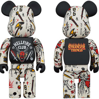 『ストレンジャー・シングス』ヘルファイア・クラブデザインのBE@RBRICKが登場 | MEDICOM TOY