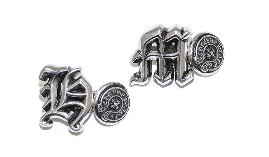 クロムハーツのアルファベットモチーフの新作カフリンクス｜CHROME HEARTS