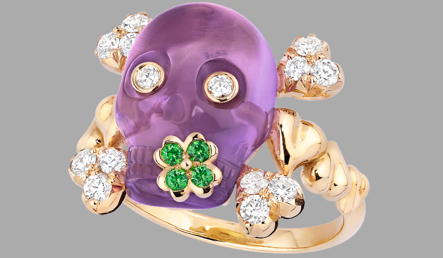 愛らしく、華やか。はかなく、ただそこに佇むスカルに込められた想い｜DIOR　ギャラリー