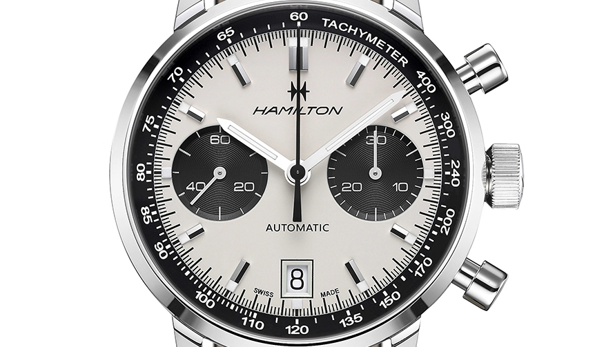 「イントラマティック オートクロノ」待望のパンダダイアルが復刻|HAMILTON