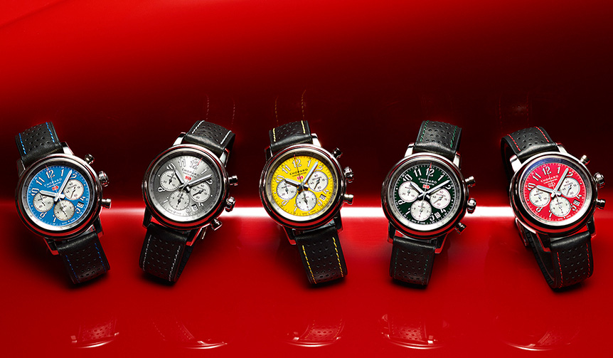 モータースポーツの情熱に敬意を捧げた「ミッレ ミリア レーシング カラーズ」｜CHOPARD
