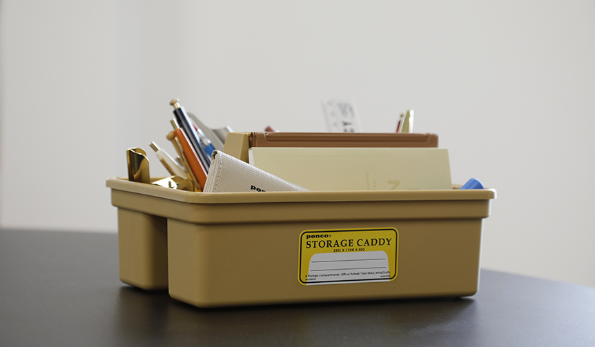 定番人気商品「ストレージキャディ」。よりインテリアに馴染みやすい新色｜penco