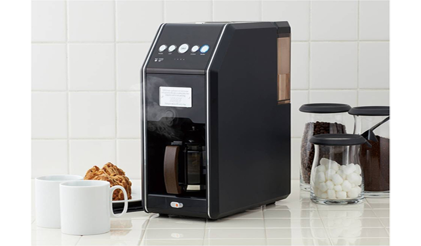 挽きの粗さは4段階から選択。本格的な挽きたてコーヒーが全自動で｜Toffy