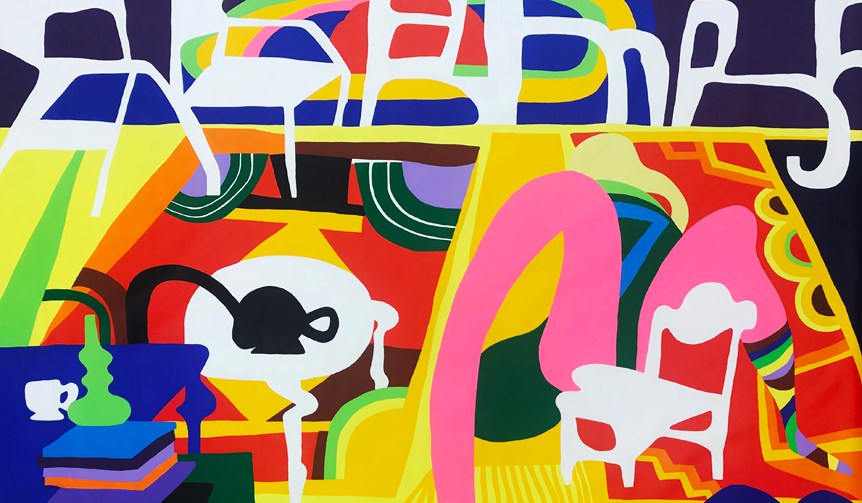 室内を描いた新作を含むトッド・ジェームスの個展、渋谷NANZUKAで開催｜ART