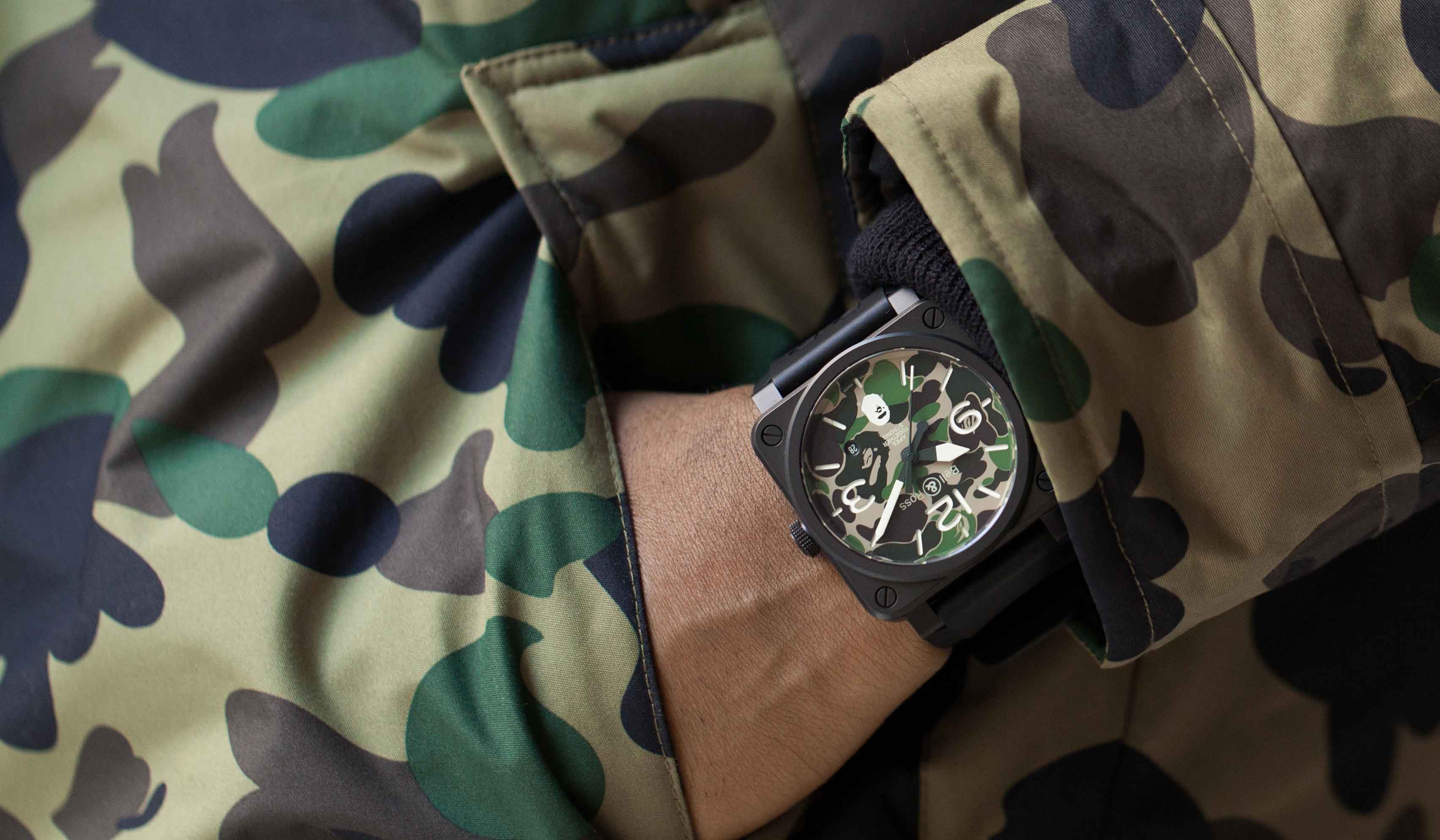 A BATHING APE®×Bell & Ross限定コラボウオッチ｜A BATHING APE®