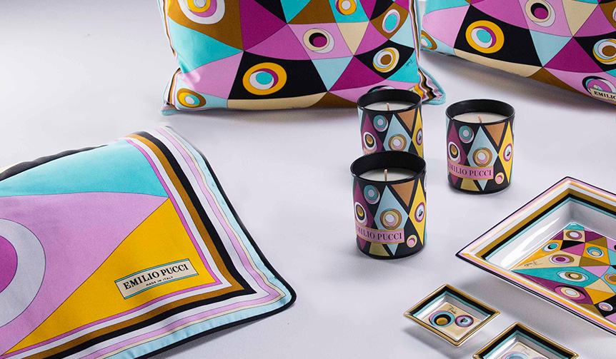 インテリアに彩りを添える、エミリオ・プッチ「オブジェクト コレクション」｜EMILIO PUCCI