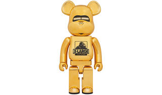 BE@RBRICK XLARGE® × HAJIME SORAYAMA 1000% GOLD｜MEDICOM TOY