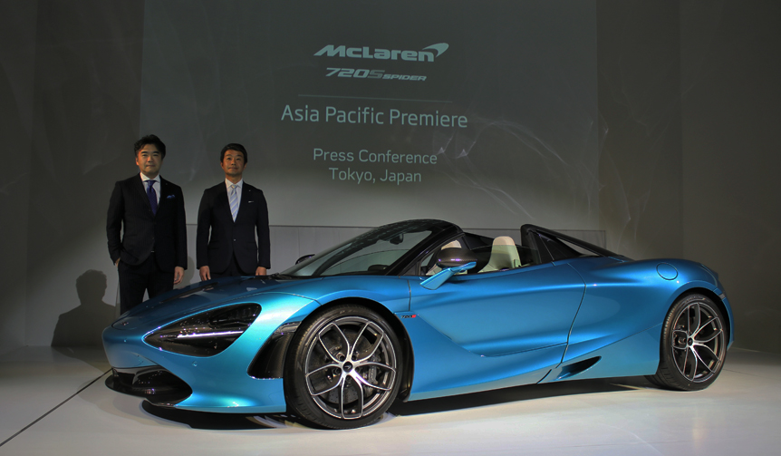 マクラーレン720Sスパイダー、早くも日本上陸|McLaren