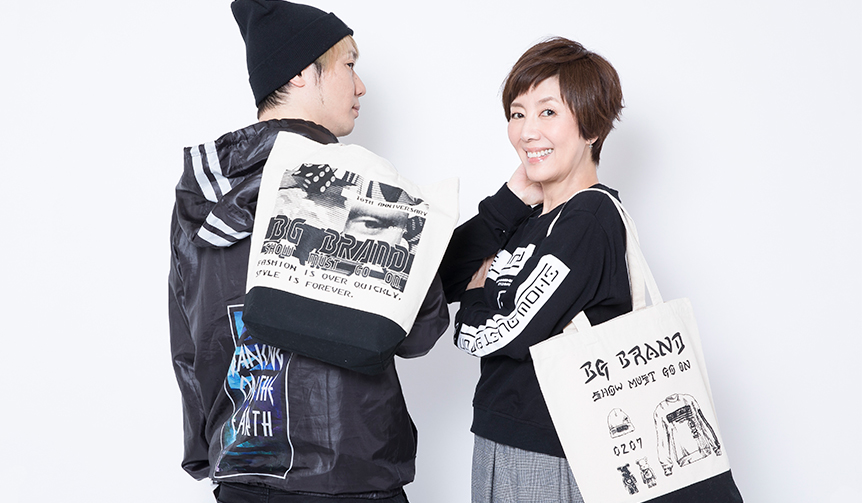 BGブランドからツートンカラーの新作バッグが登場｜戸田恵子×植木 豪