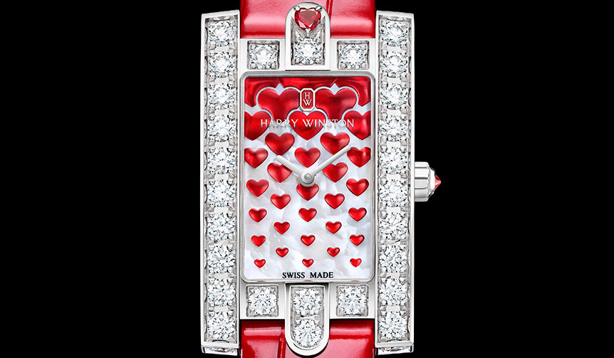 バレンタインに向けたロマンティックな限定モデル｜HARRY WINSTON